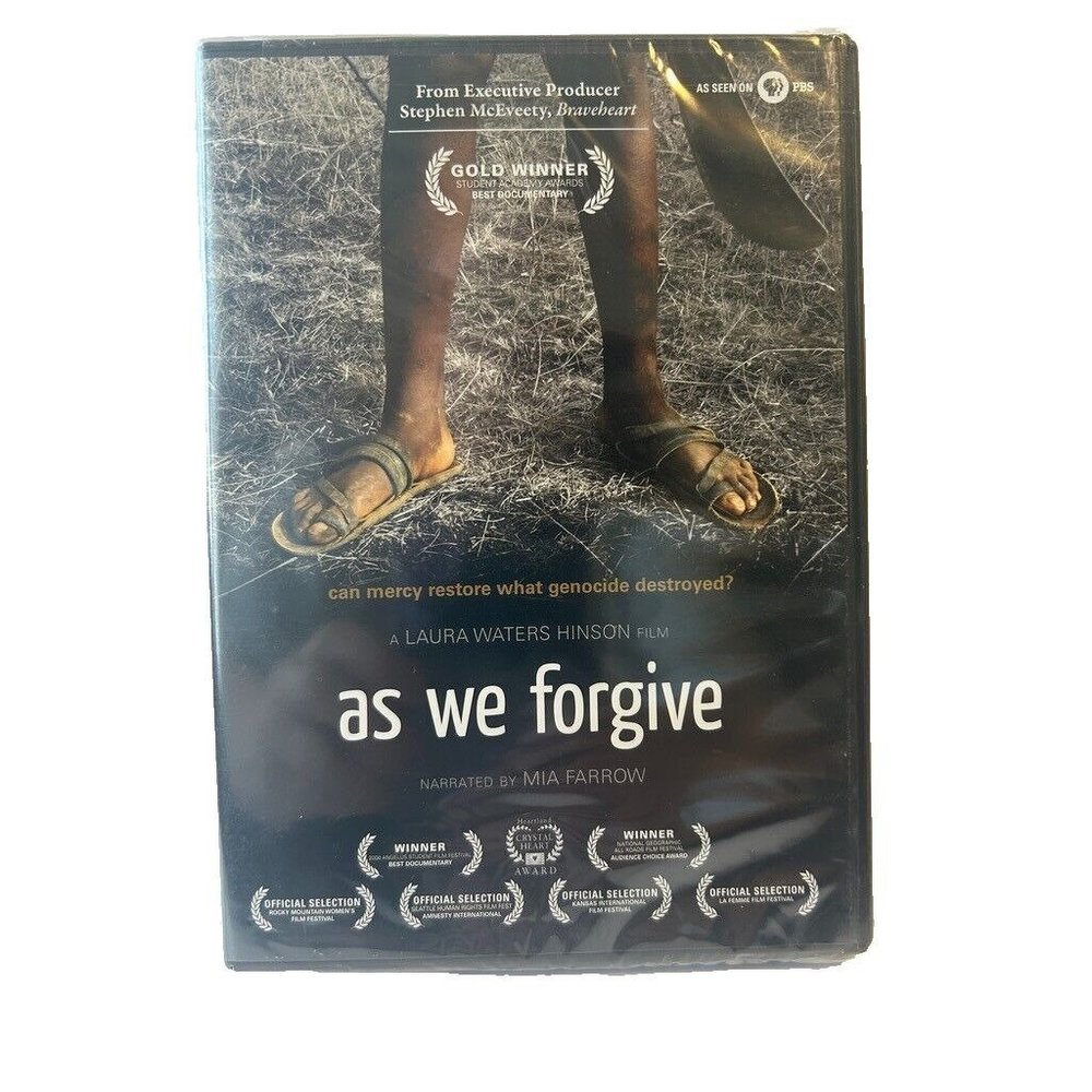 As We Forgive - Laura Waters Hinson Mia Farrow PBS Award Winning NEW & SEALED